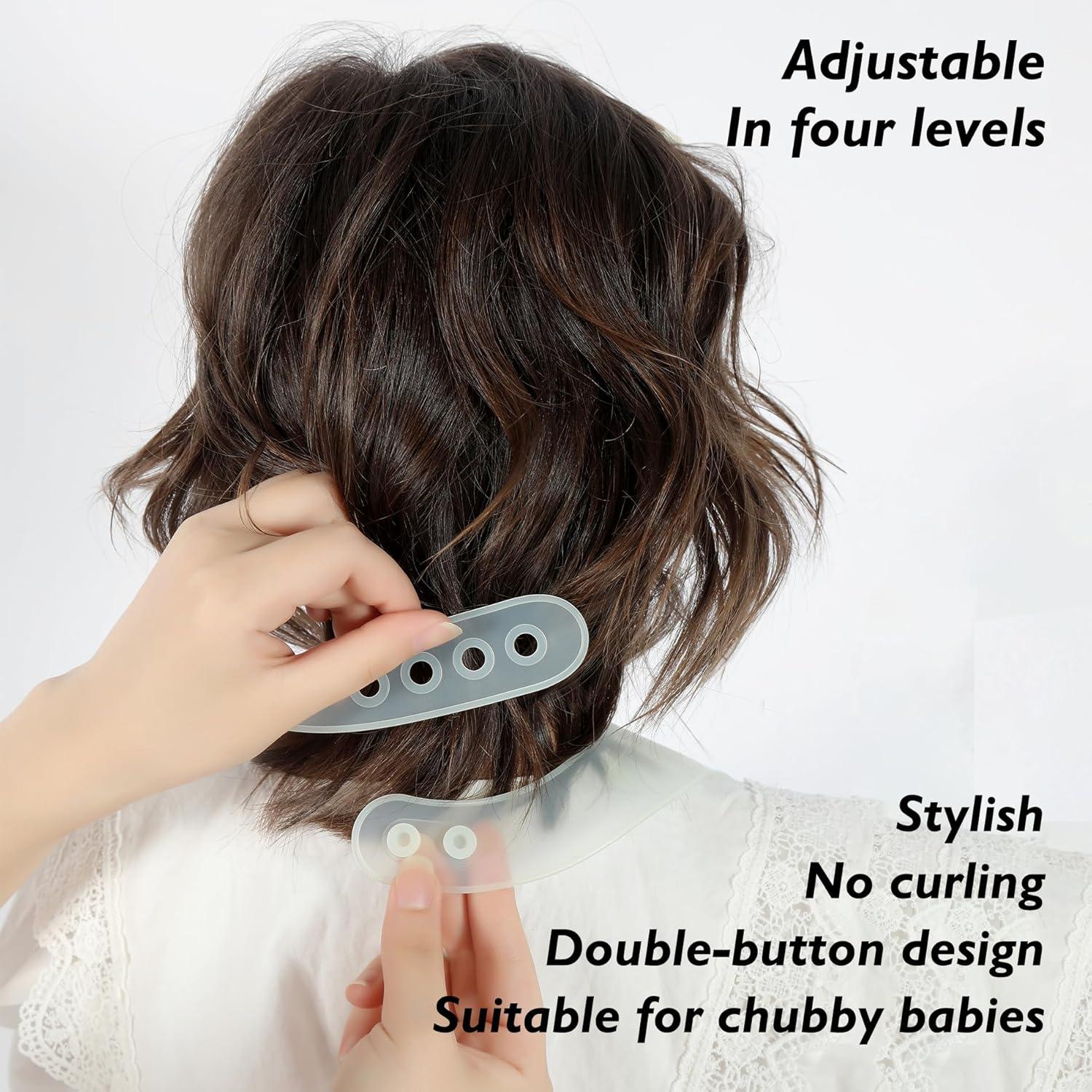 Baberos de Silicona Aurrea Ajustables e Impermeables 6M+