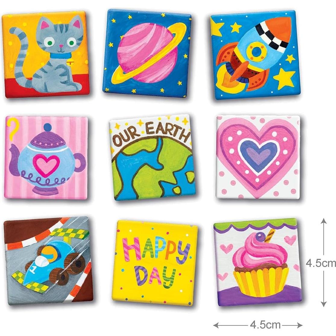 Kit de Manualidades 4M Arte en Azulejos Magnéticos Mini