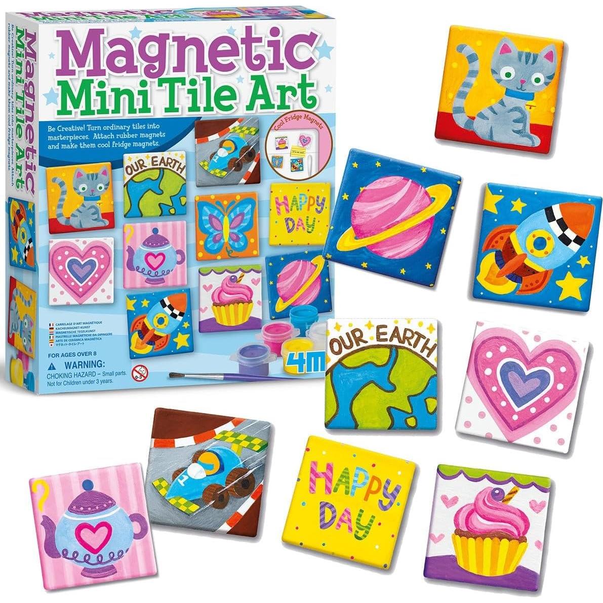 Kit de Manualidades 4M Arte en Azulejos Magnéticos Mini