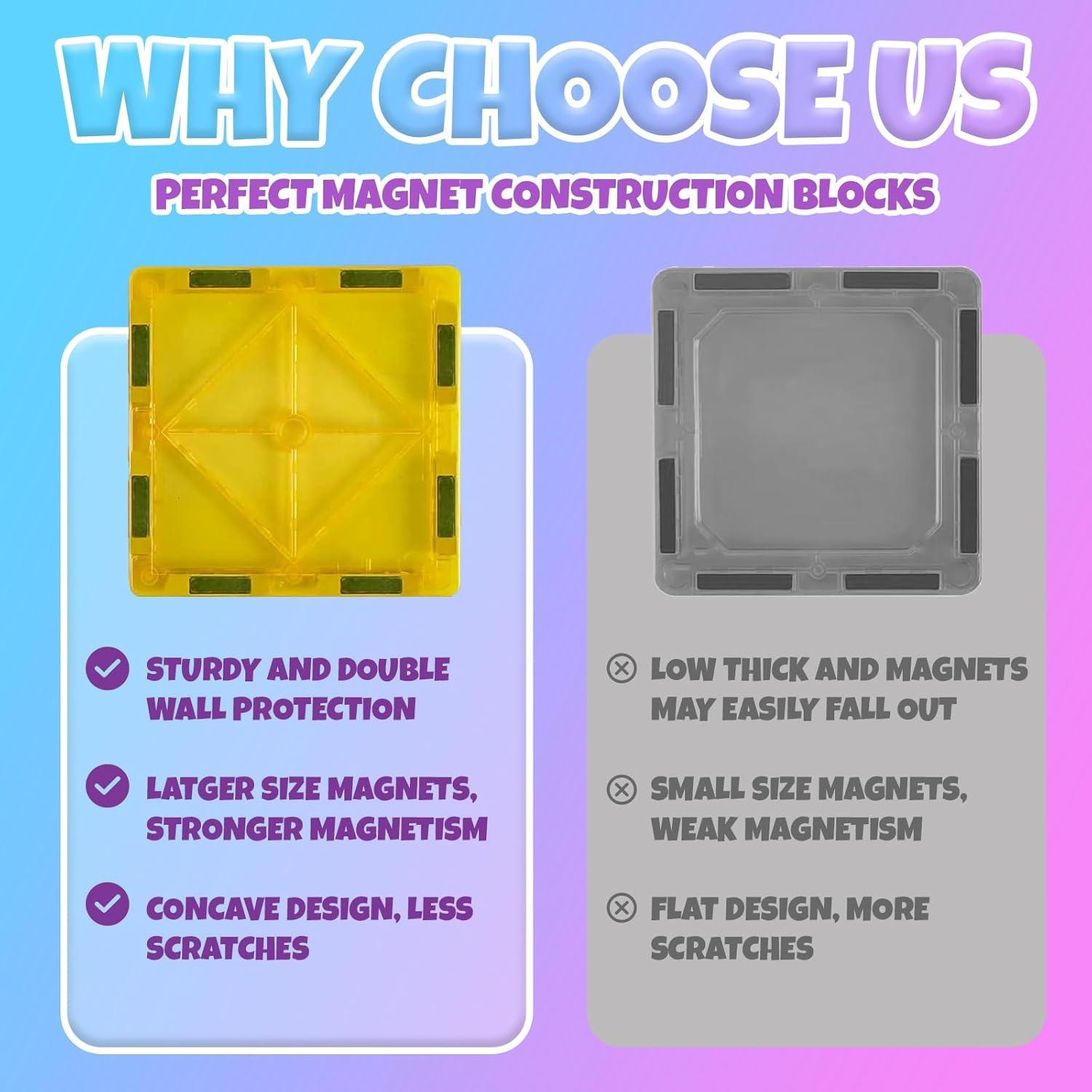 Set de 100 Azulejos Magnéticos SS International para Niños