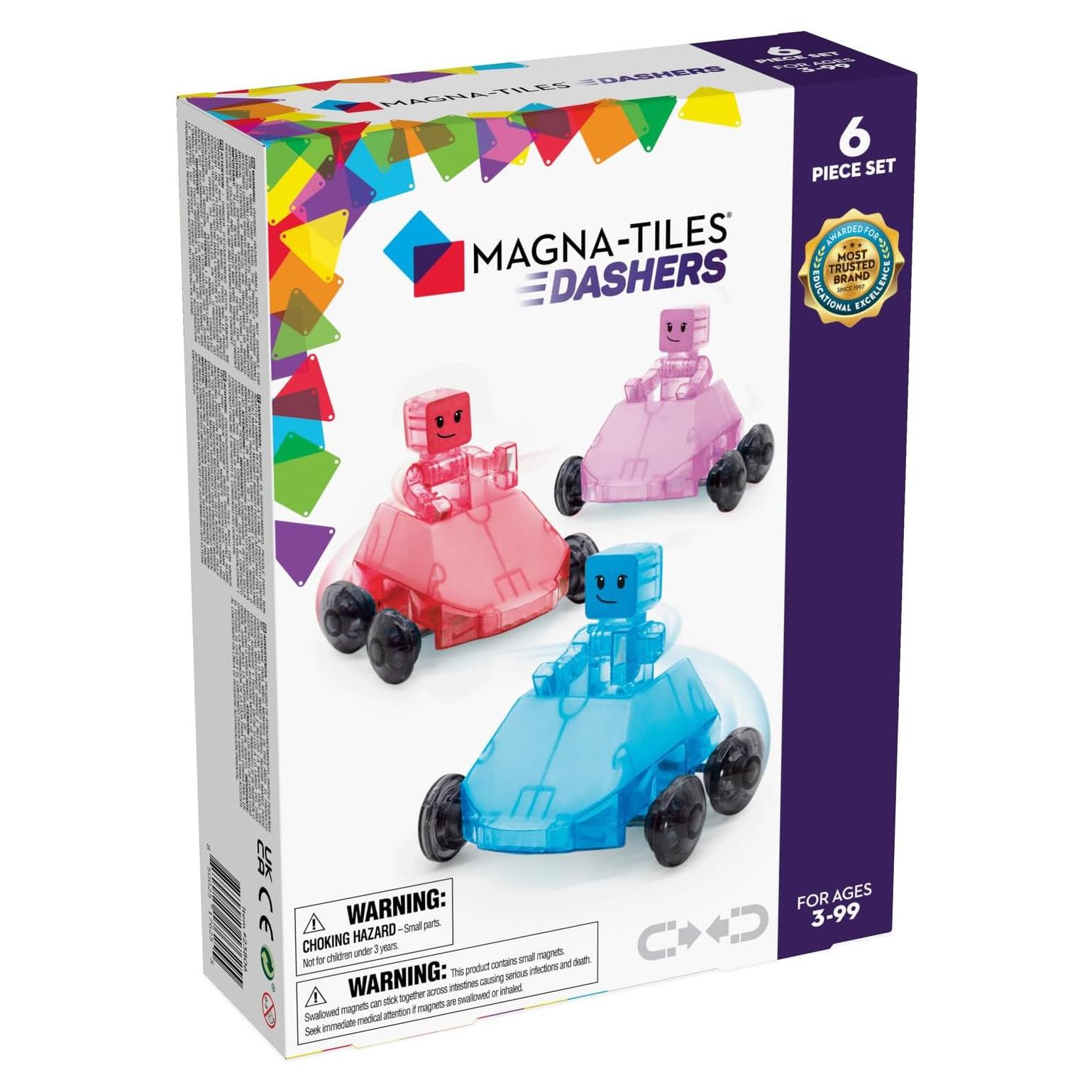 Set de Construcción Magnético MAGNA-TILES Dashers 6 Piezas
