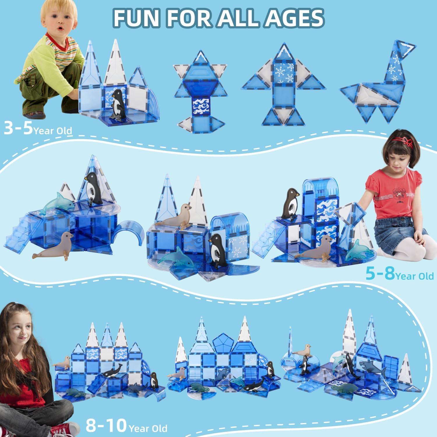 Set de Azulejos Magnéticos Animales Árticos 6 Piezas 1.70 kg