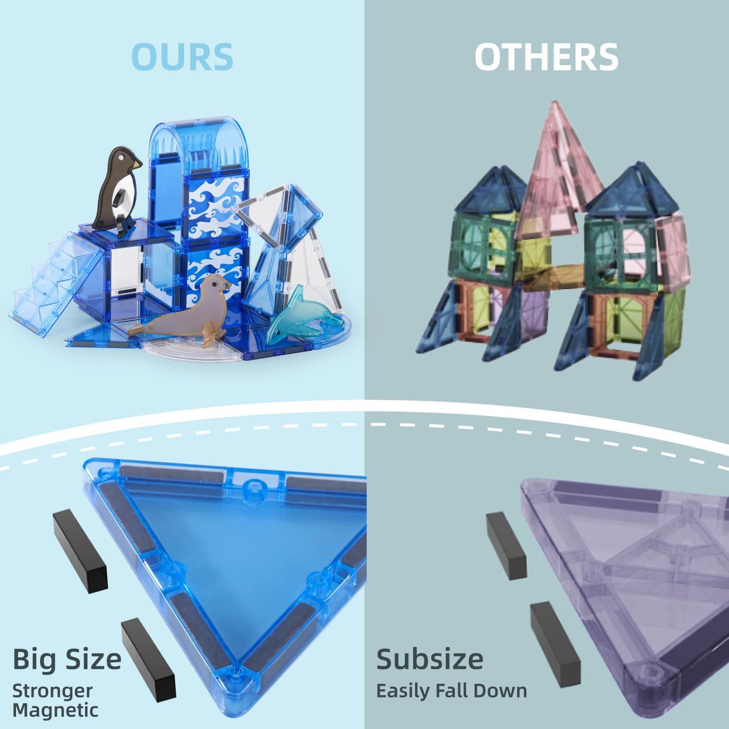 Set de Azulejos Magnéticos Animales Árticos 6 Piezas 1.70 kg