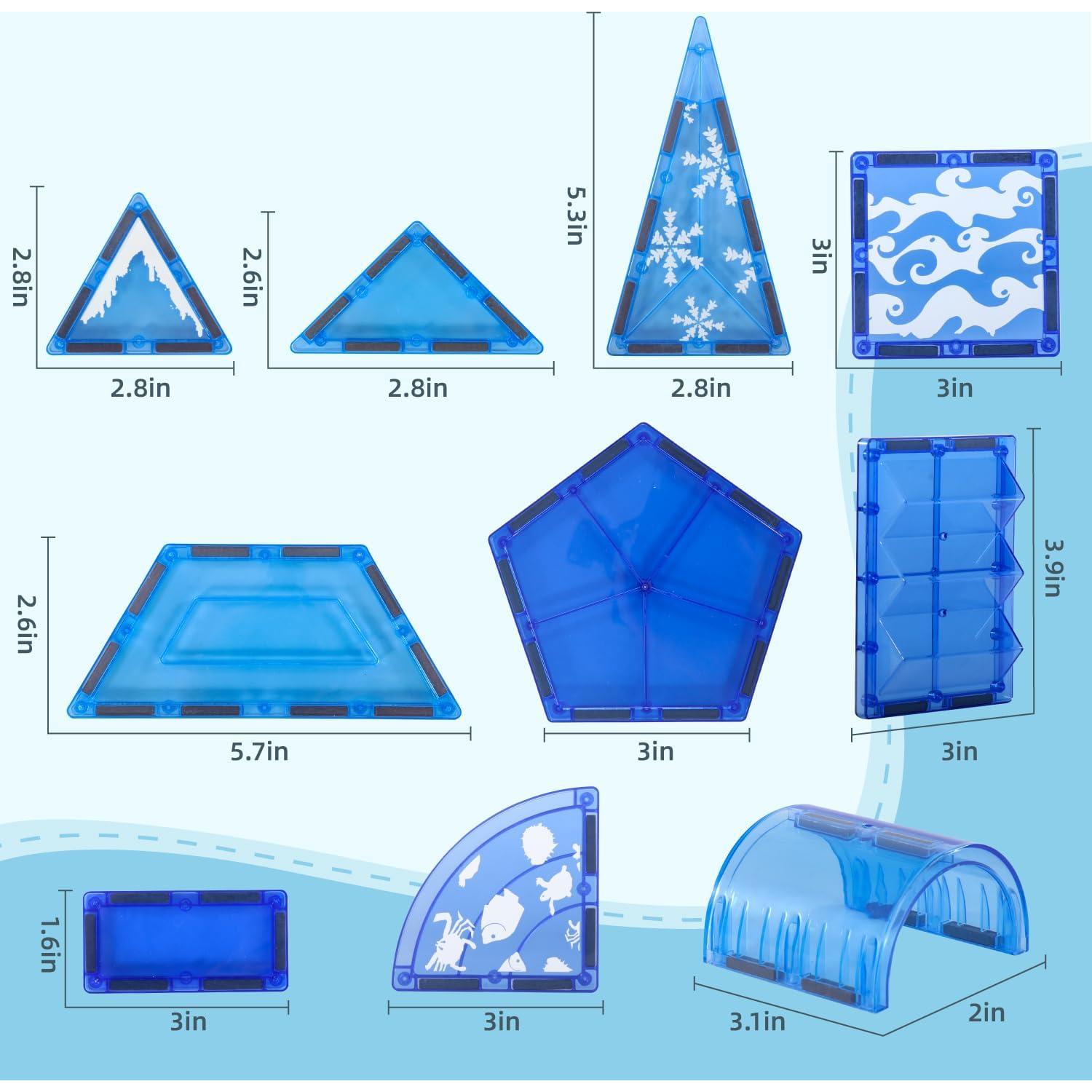 Set de Azulejos Magnéticos Animales Árticos 6 Piezas 1.70 kg
