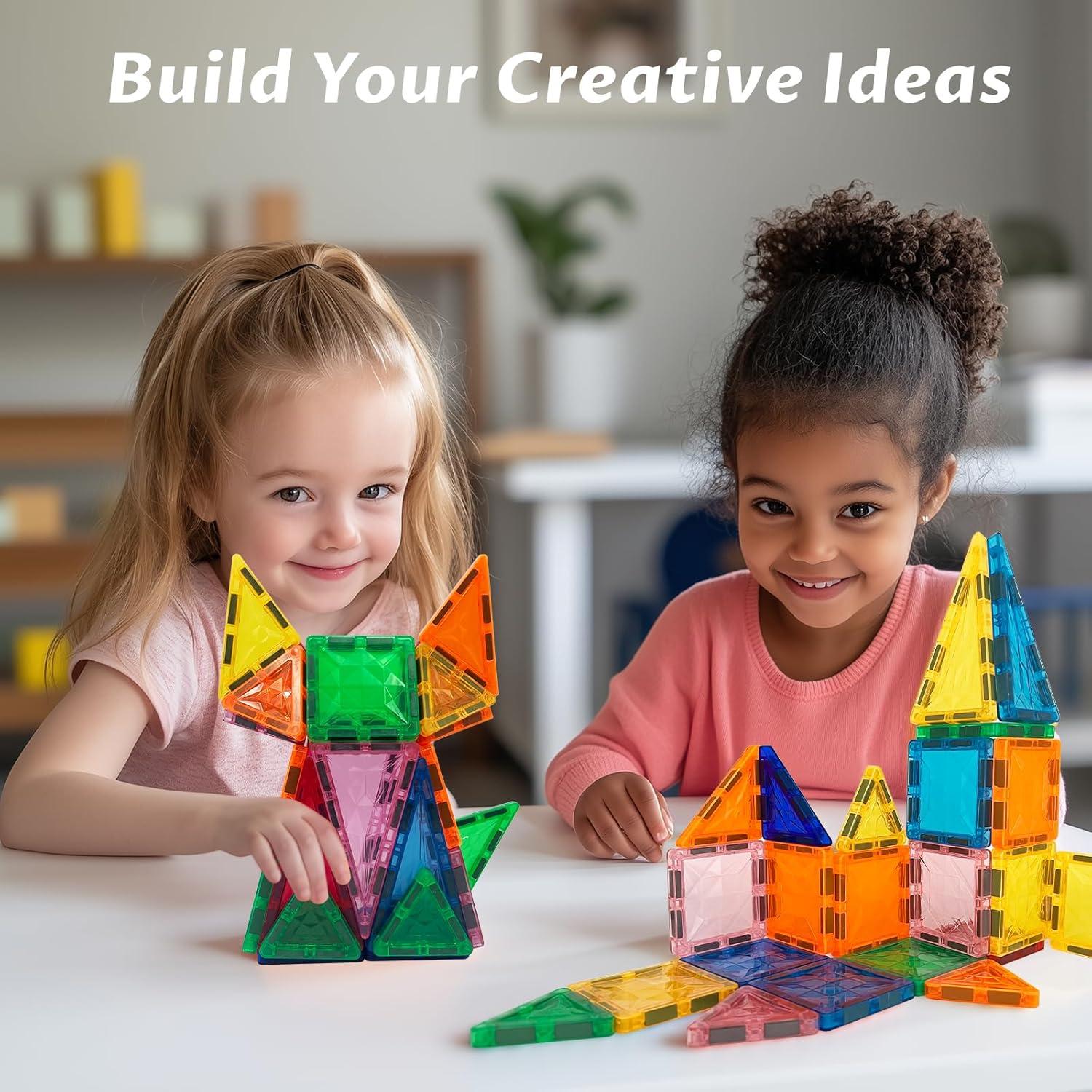 Azulejos Magnéticos de Construcción 100 Piezas WOODENFUN