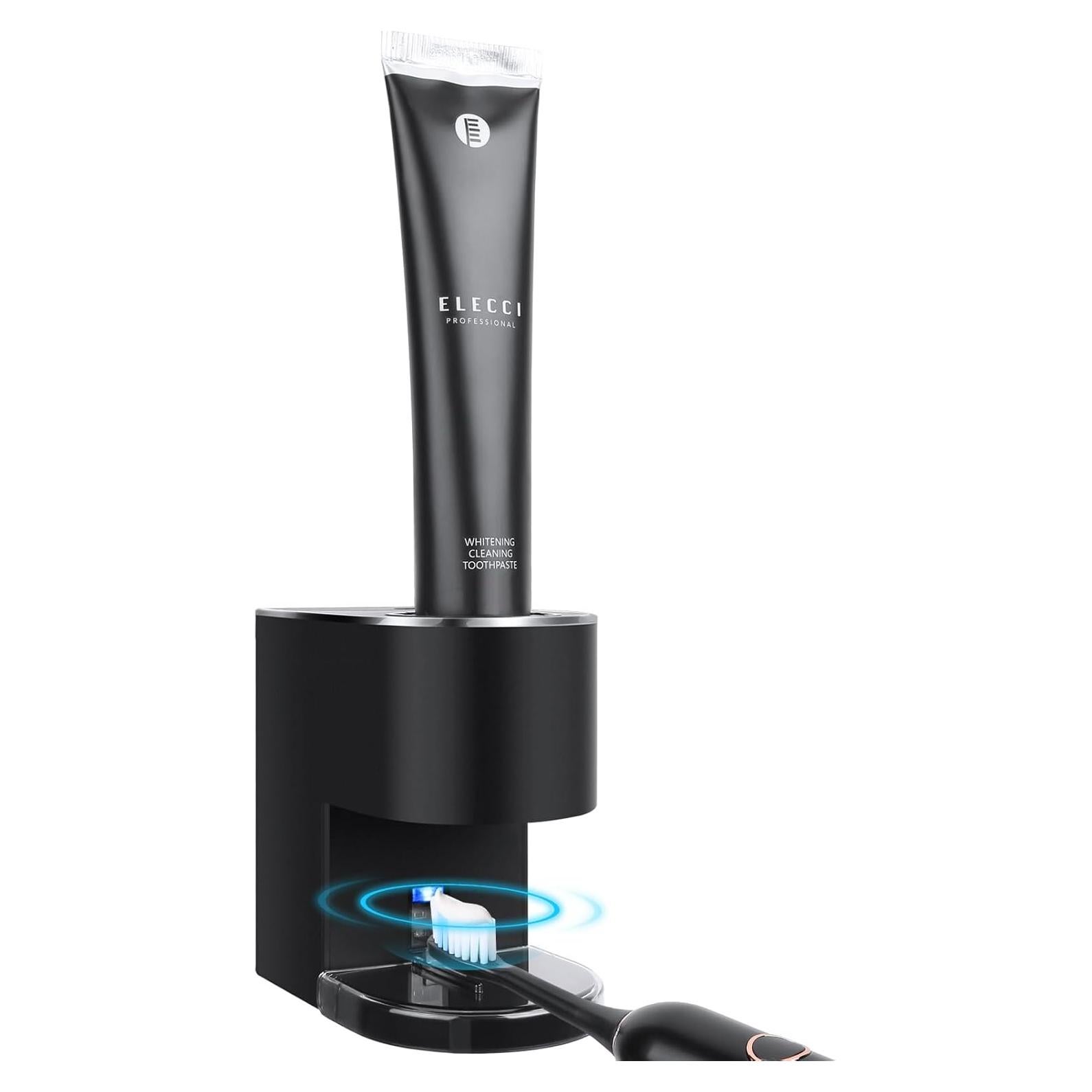 Dispensador Automático de Pasta de Dientes Monstake Negro 6 Niveles