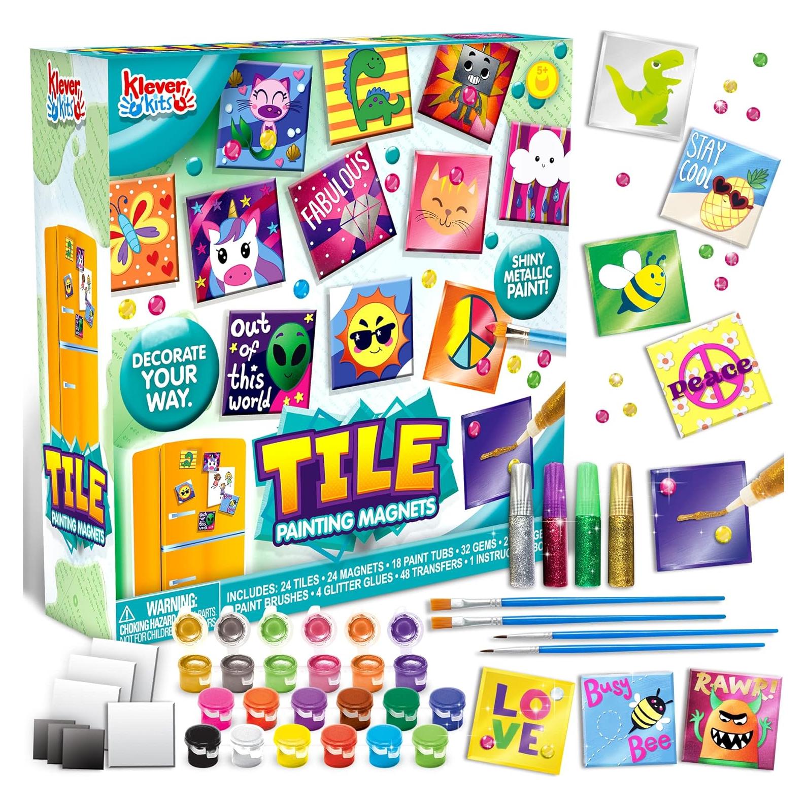 Kit de Arte DIY Joyin 24 Azulejos Magnéticos para Niños