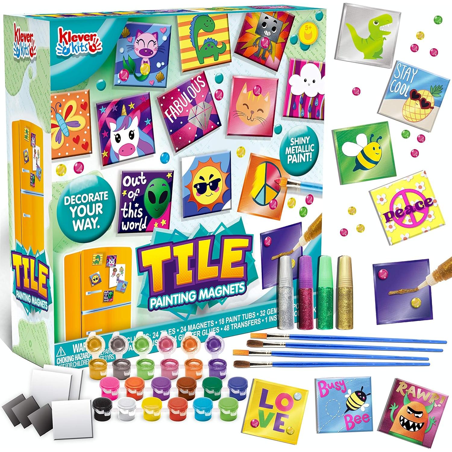 Kit de Arte DIY Joyin 24 Azulejos Magnéticos para Niños