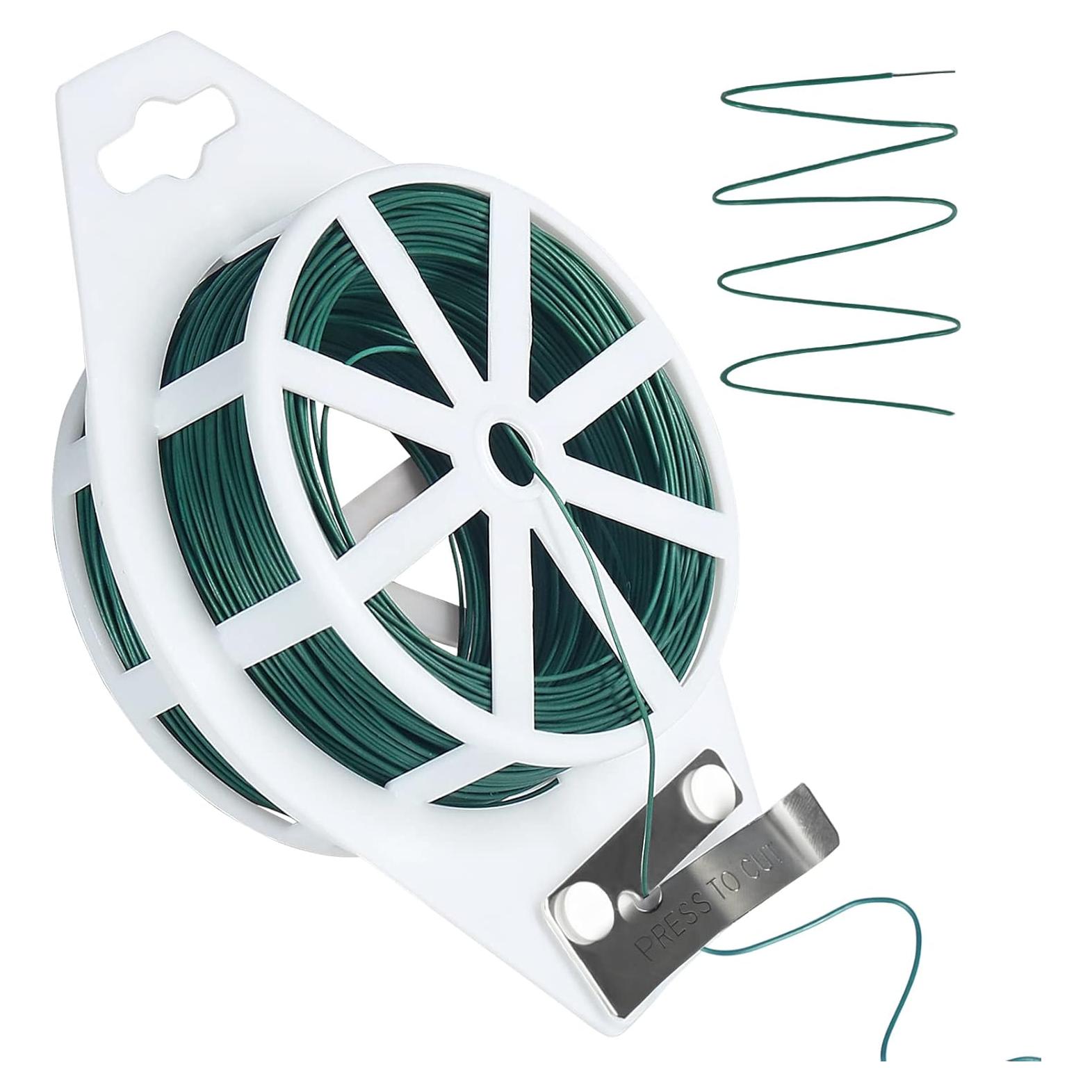 Alambre Floral Verde Tenn Well 100 Metros 22 Calibre con Cortador