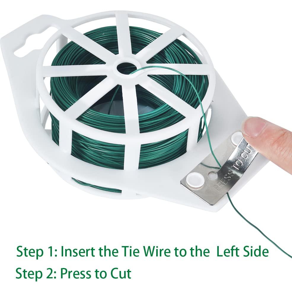 Alambre Floral Verde Tenn Well 100 Metros 22 Calibre con Cortador