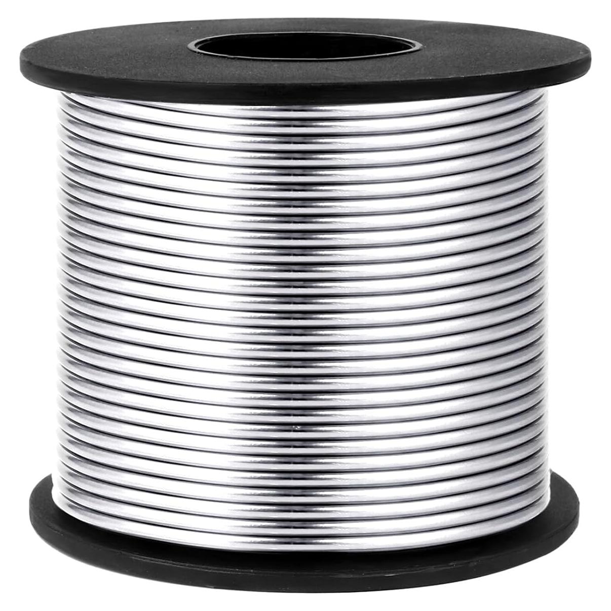 Alambre de aluminio 14 gauge Ucevi 29m plata flexible manualidades