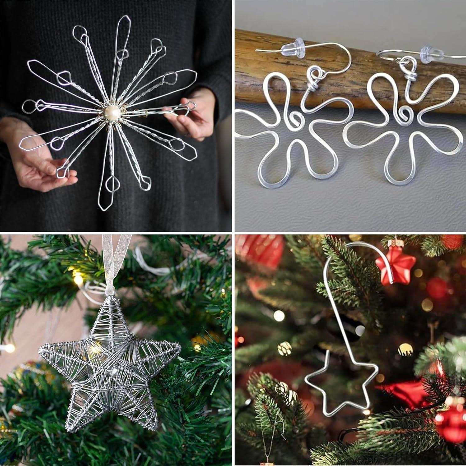 Alambre de aluminio 14 gauge Ucevi 29m plata flexible manualidades