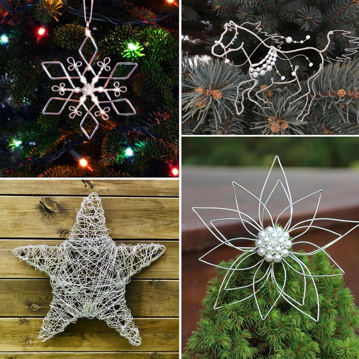 Alambre de aluminio 14 gauge Ucevi 29m plata flexible manualidades