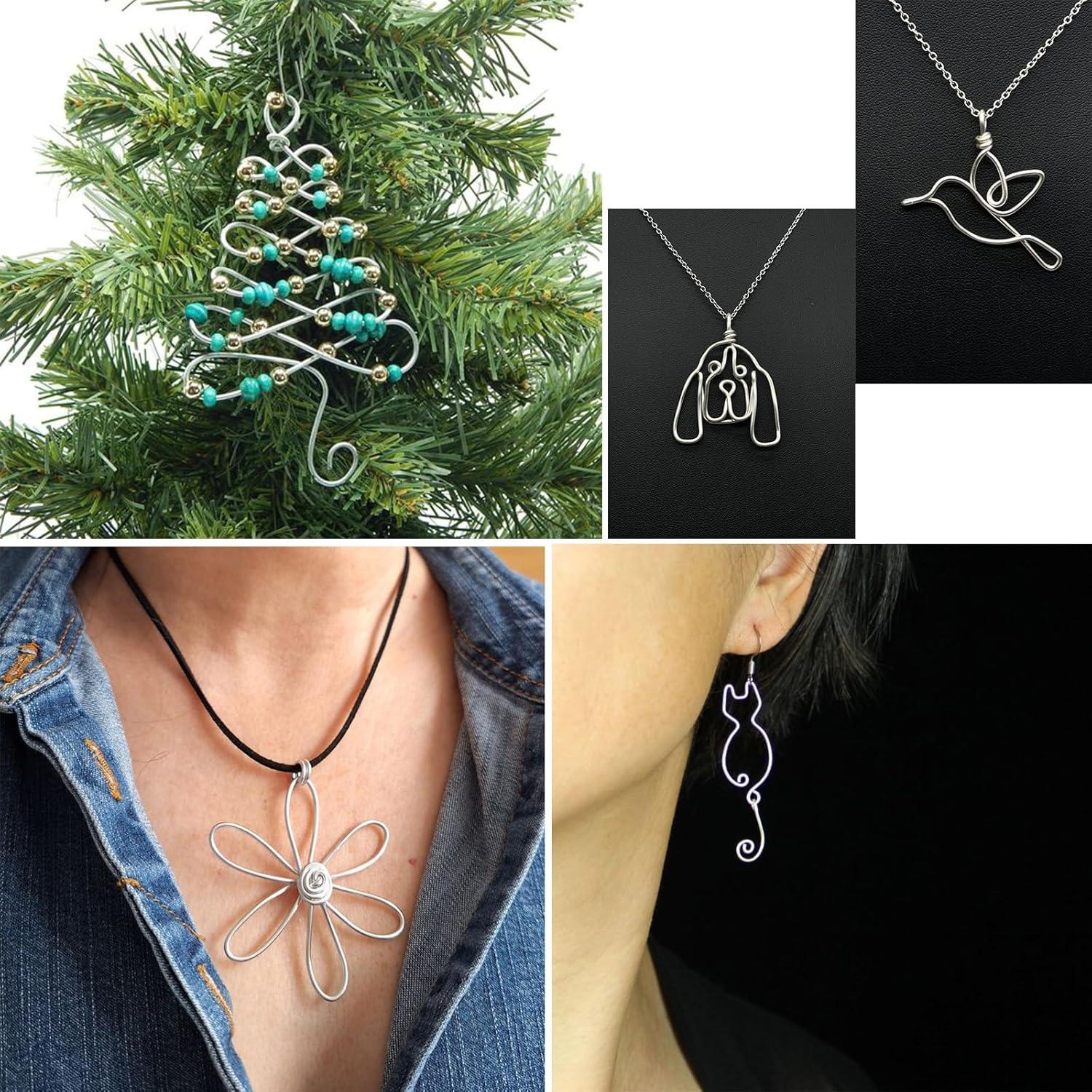 Alambre de aluminio 14 gauge Ucevi 29m plata flexible manualidades