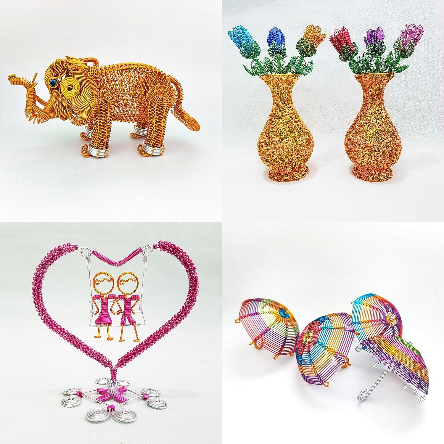 Alambre de Aluminio Flexible AEAOA 18 Gauge Negro 10.06m