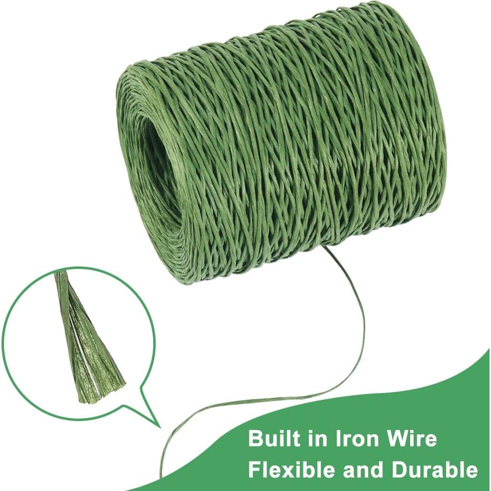 Alambre Floral Tenn Well 200m 2mm Verde para Manualidades