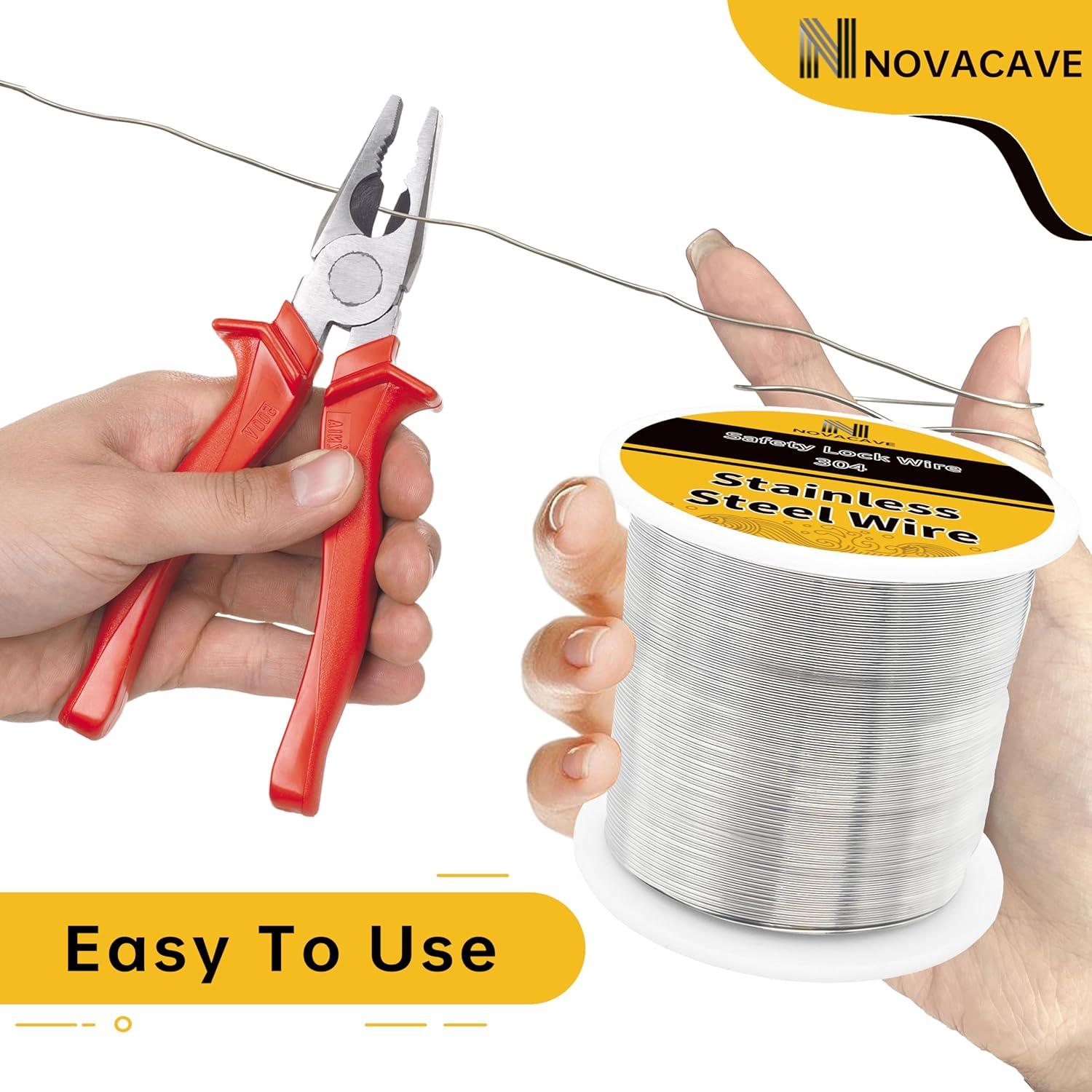 Alambre de Acero Inoxidable 304 Novacave 0.5 mm 280.4 m