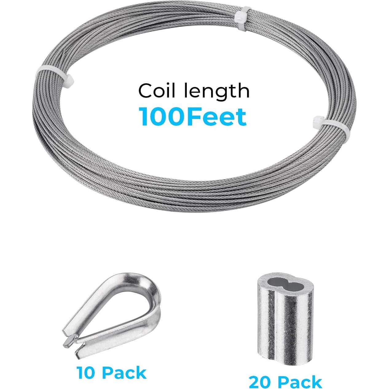 Cable de acero inoxidable 1.5mm x 30m SIDAZON grado marino