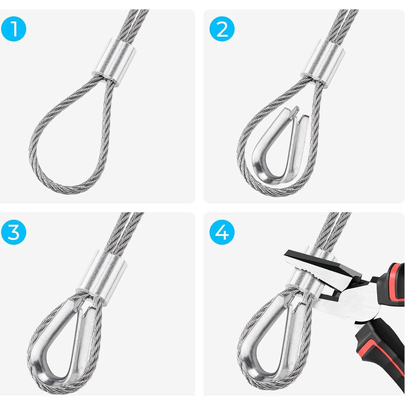 Cable de acero inoxidable 1.5mm x 30m SIDAZON grado marino