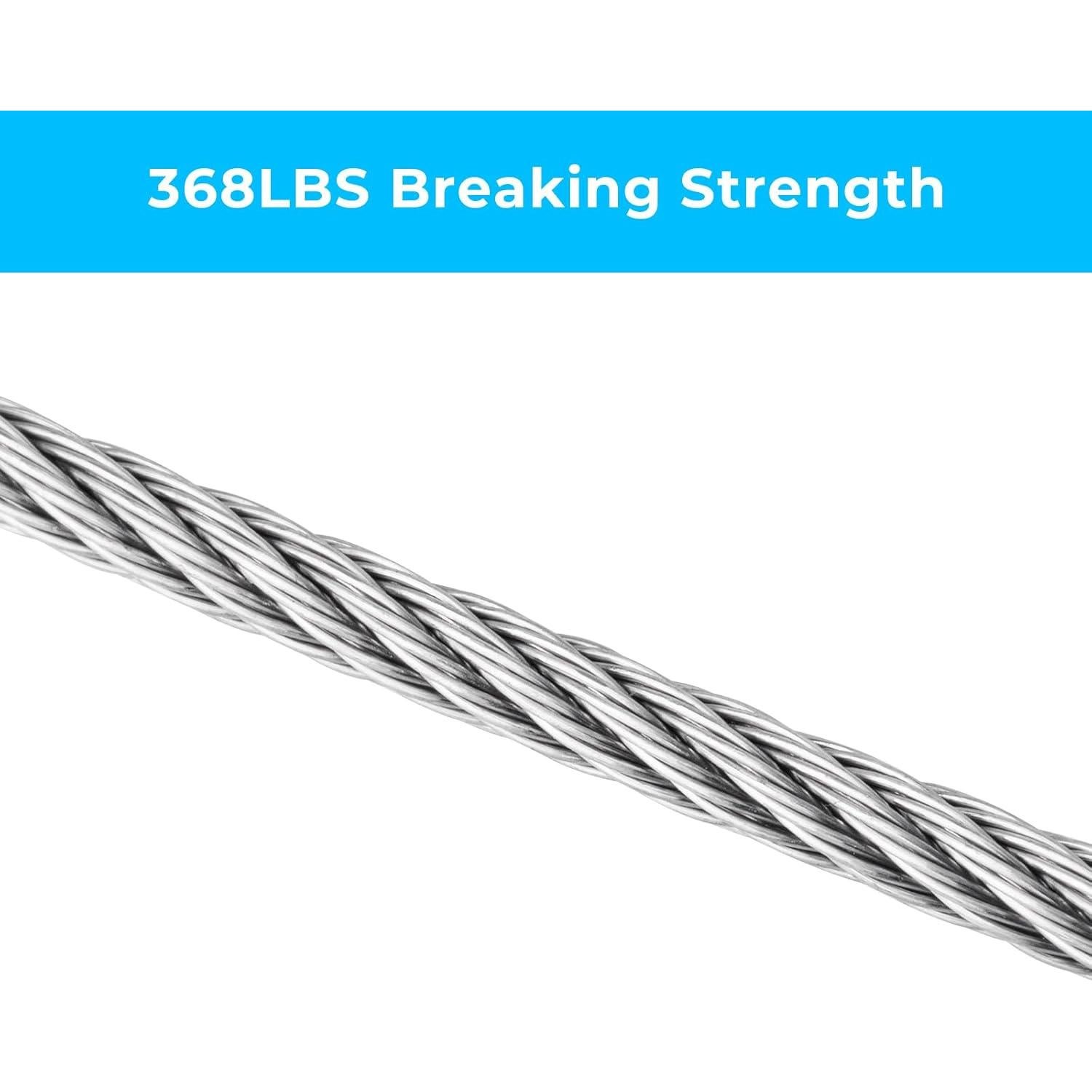 Cable de acero inoxidable 1.5mm x 30m SIDAZON grado marino