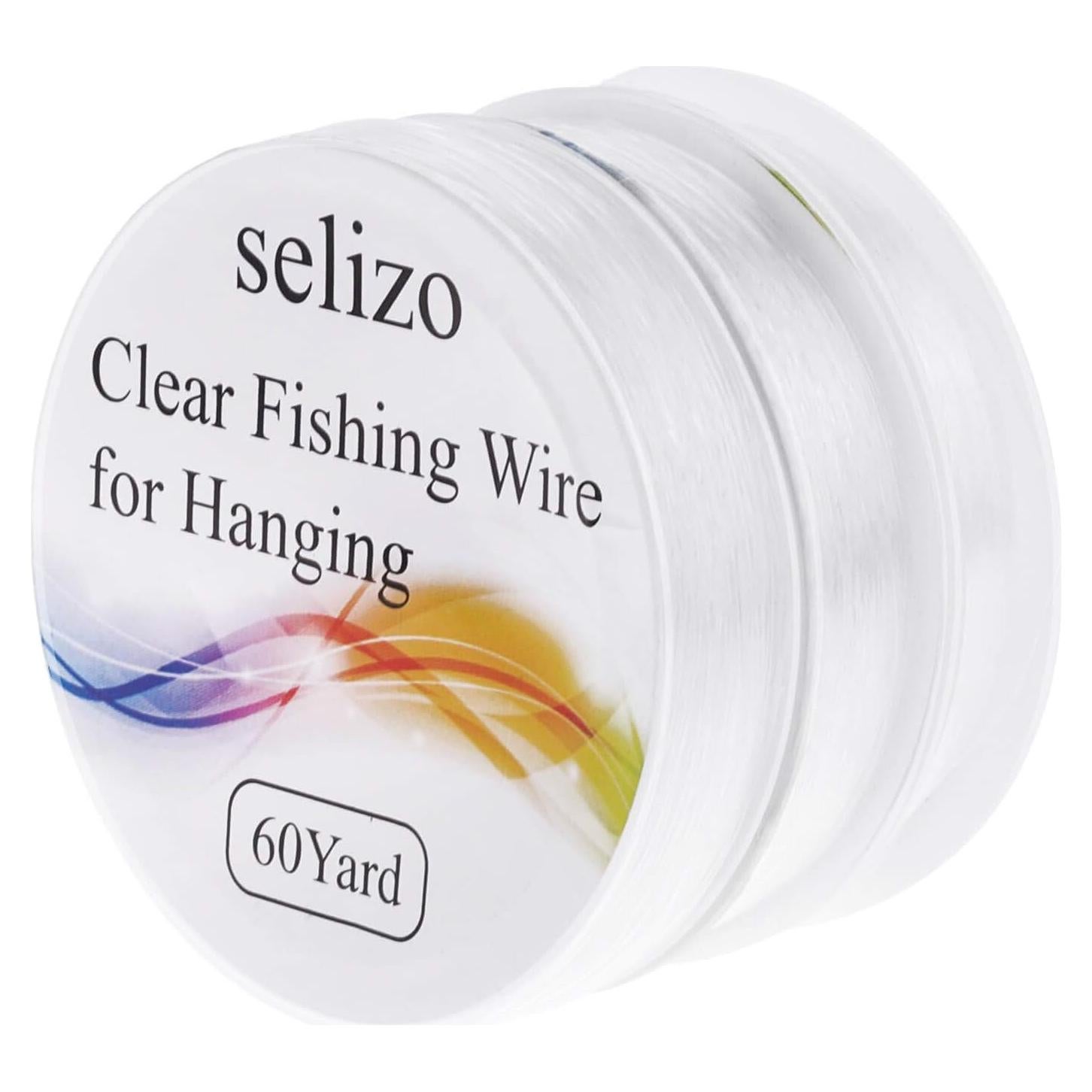 Hilo de Pesca Selizo 3 Rollos Nylon Transparente 164.59 m