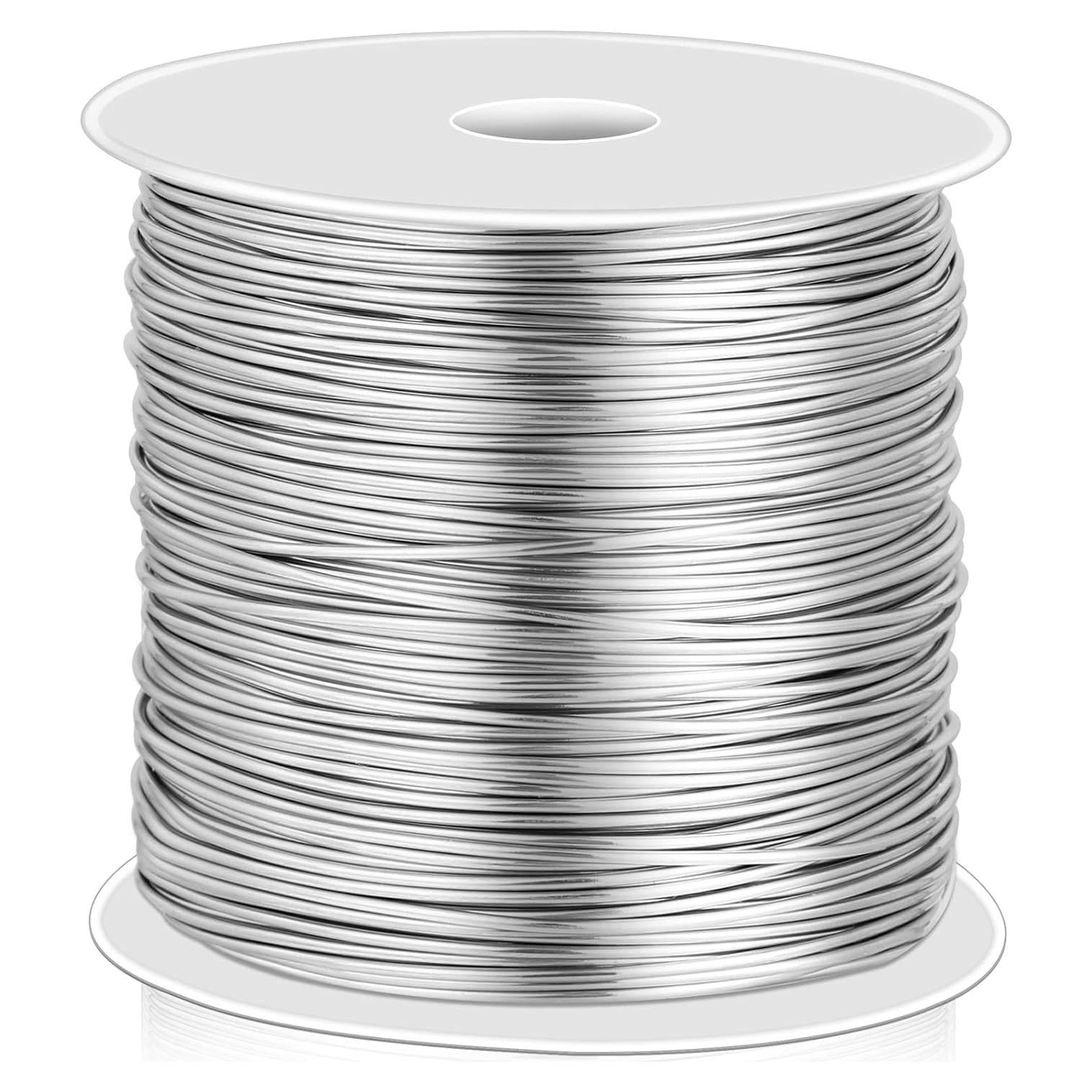 Alambre de Acero Inoxidable Cridoz 20 Gauge 13.65m para Joyería