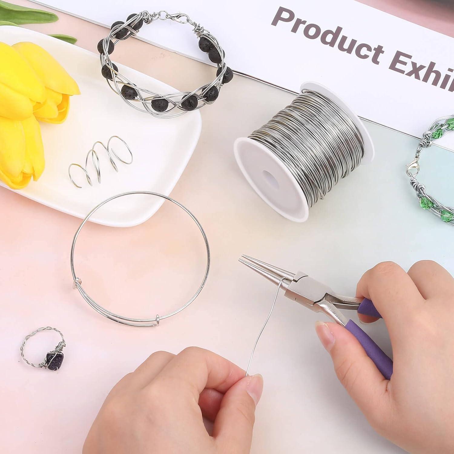 Alambre de Acero Inoxidable Cridoz 20 Gauge 13.65m para Joyería