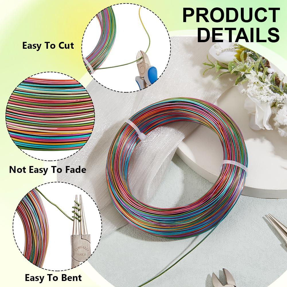 Alambre de Joyería BENECREAT 18 Calibres 93.6 m Multicolor