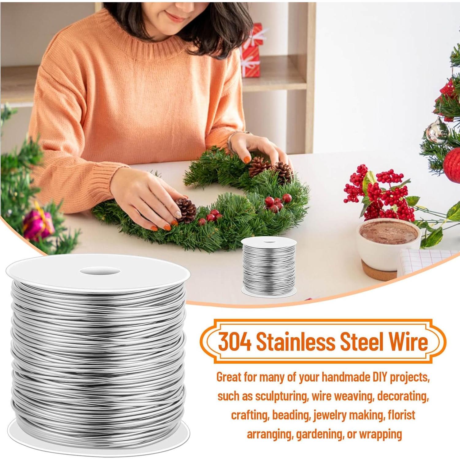 Alambre de Acero Inoxidable Cridoz 1mm para Joyas 25.9m