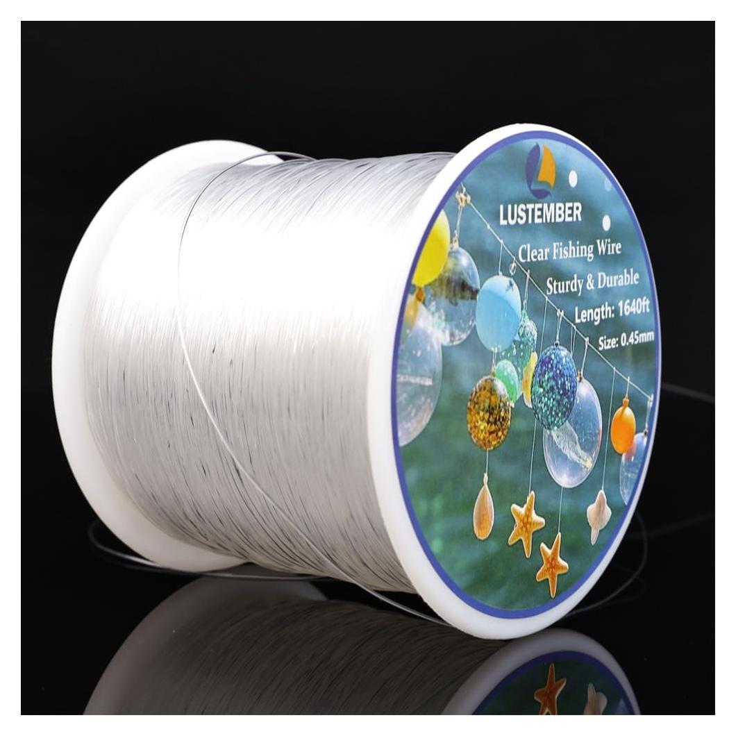 Hilo de Pesca Transparente LUSTEMBER 500m 0.45mm Resistente