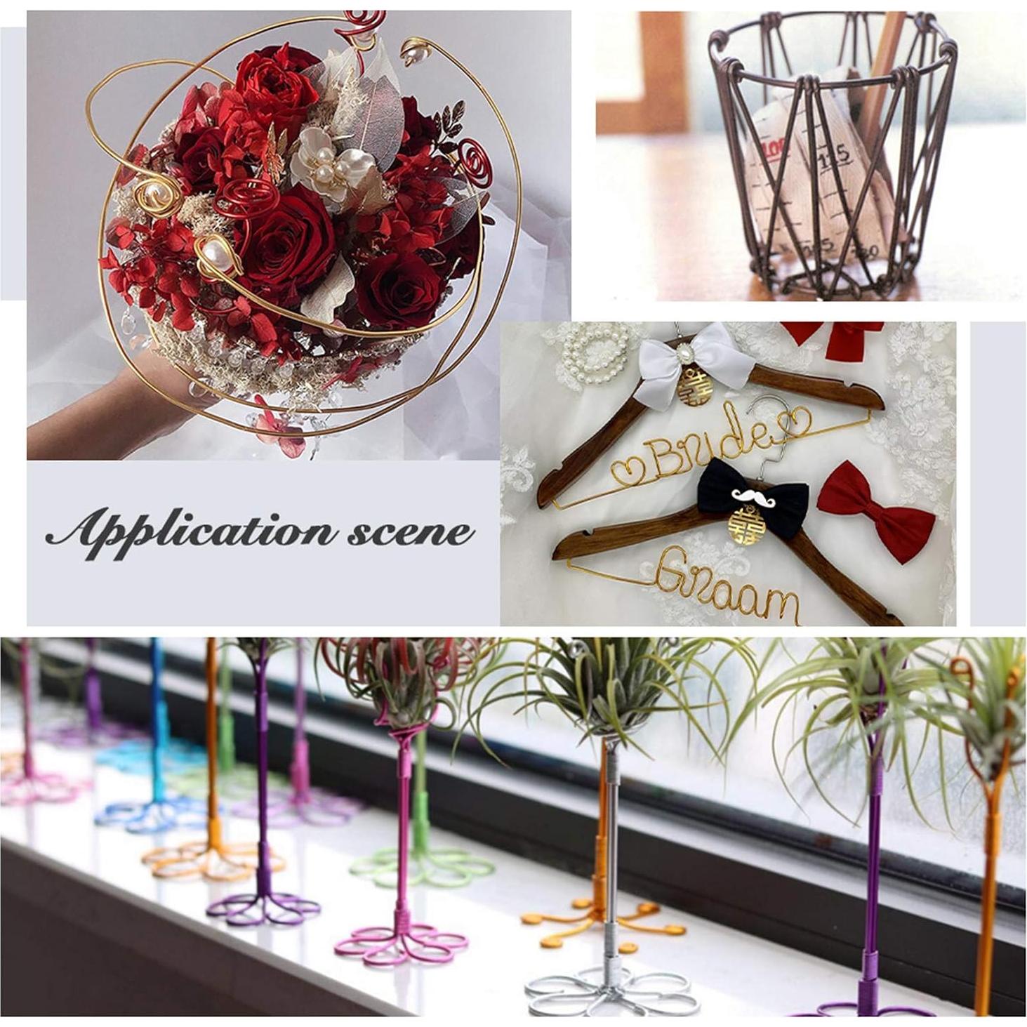 Alambre de Manualidades BENECREAT 12 Gauge Marrón 30m