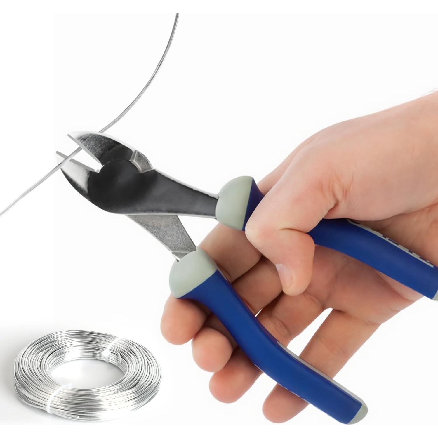 Alambre de Aluminio 30m 2mm Plata Motroce para Manualidades