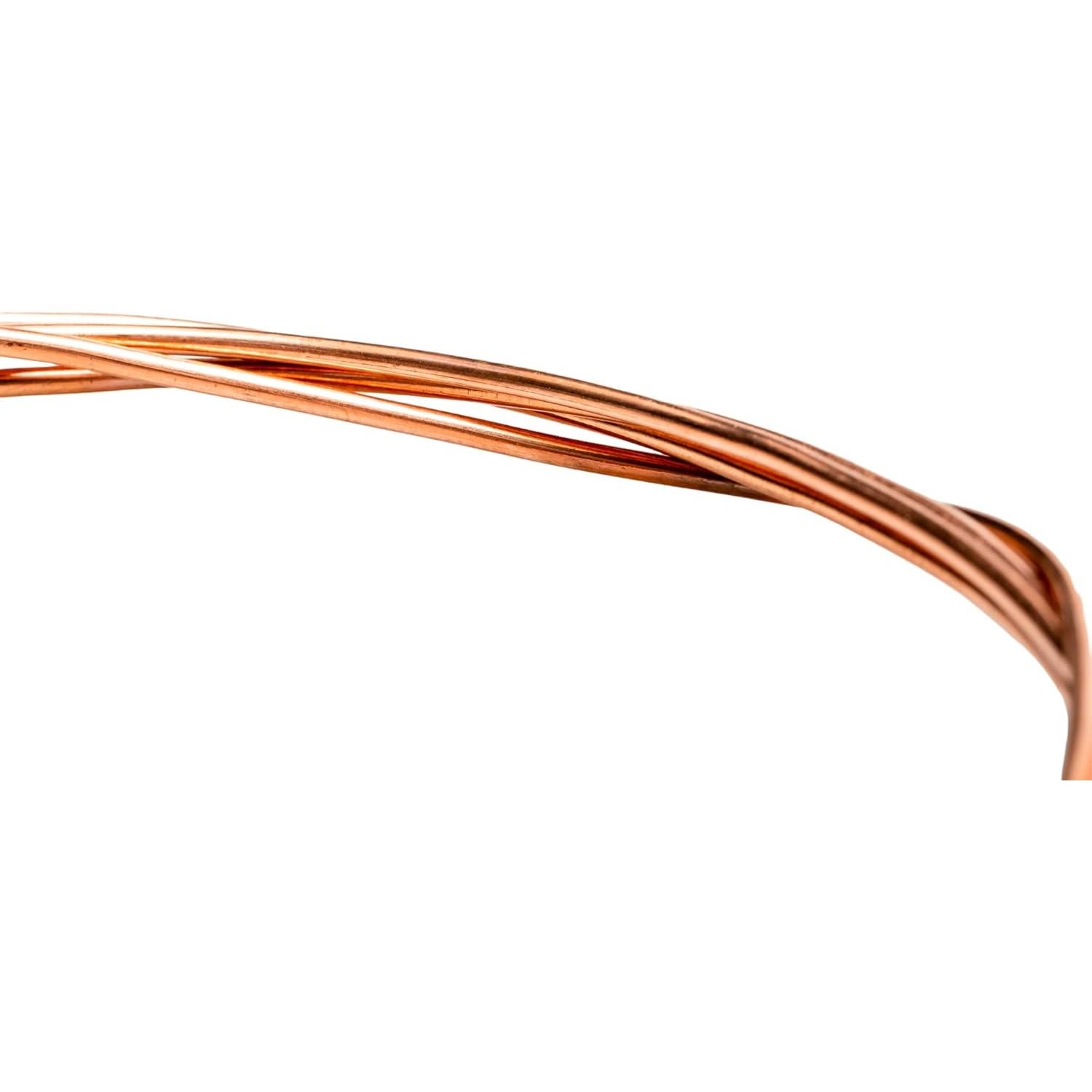 Cable de Cobre Puro 12 Gauge Craft Wire 1.52m Muerto Blando