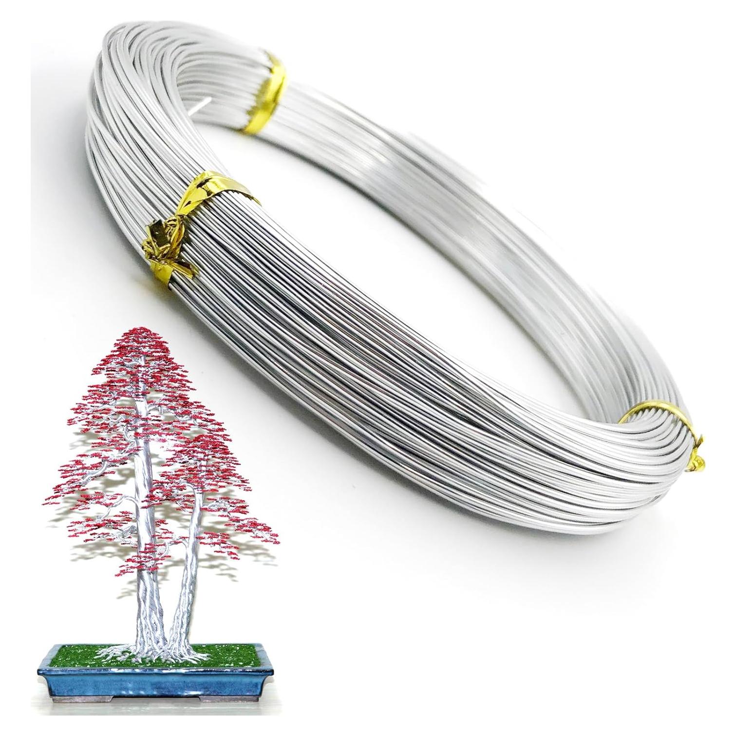 Alambre de Aluminio 18-Gauge WA164 - 50m Flexible para Manualidades