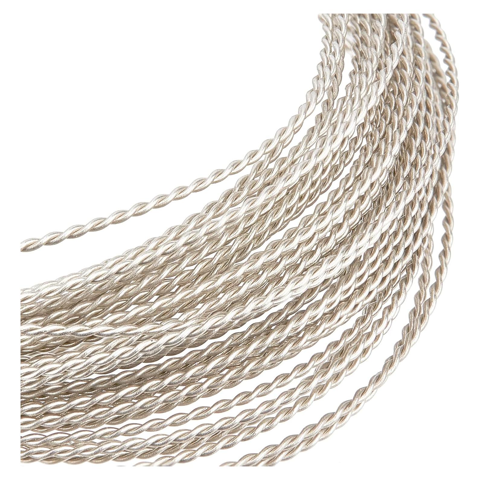 Alambre de Joyería BENECREAT 20 Gauge 7m Blanco Plateado