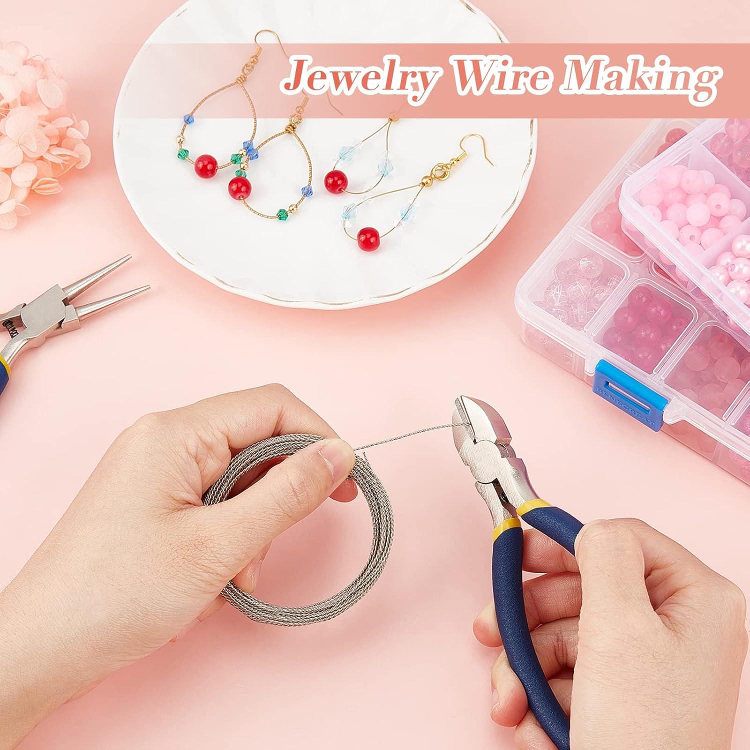 Alambre de Joyería BENECREAT 20 Gauge 7m Blanco Plateado