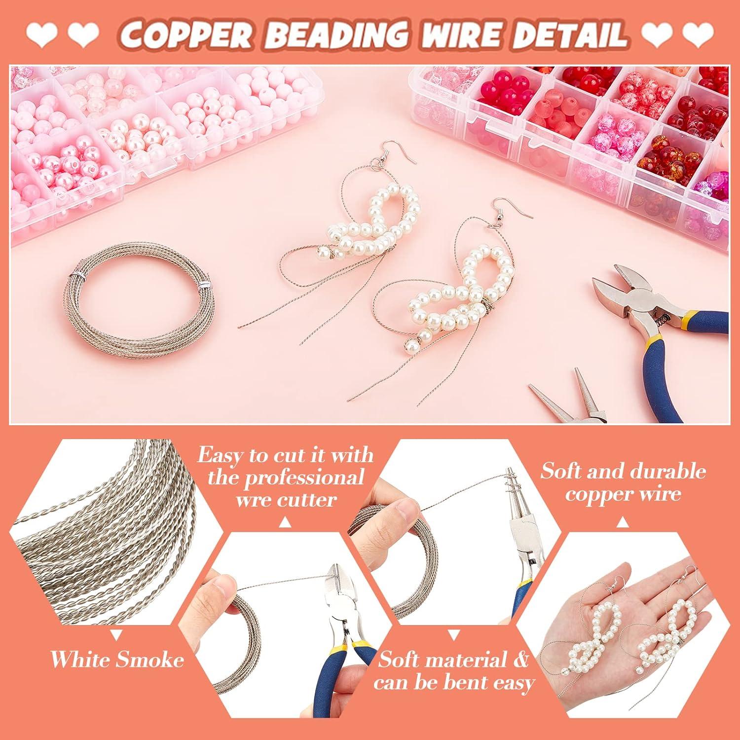 Alambre de Joyería BENECREAT 20 Gauge 7m Blanco Plateado