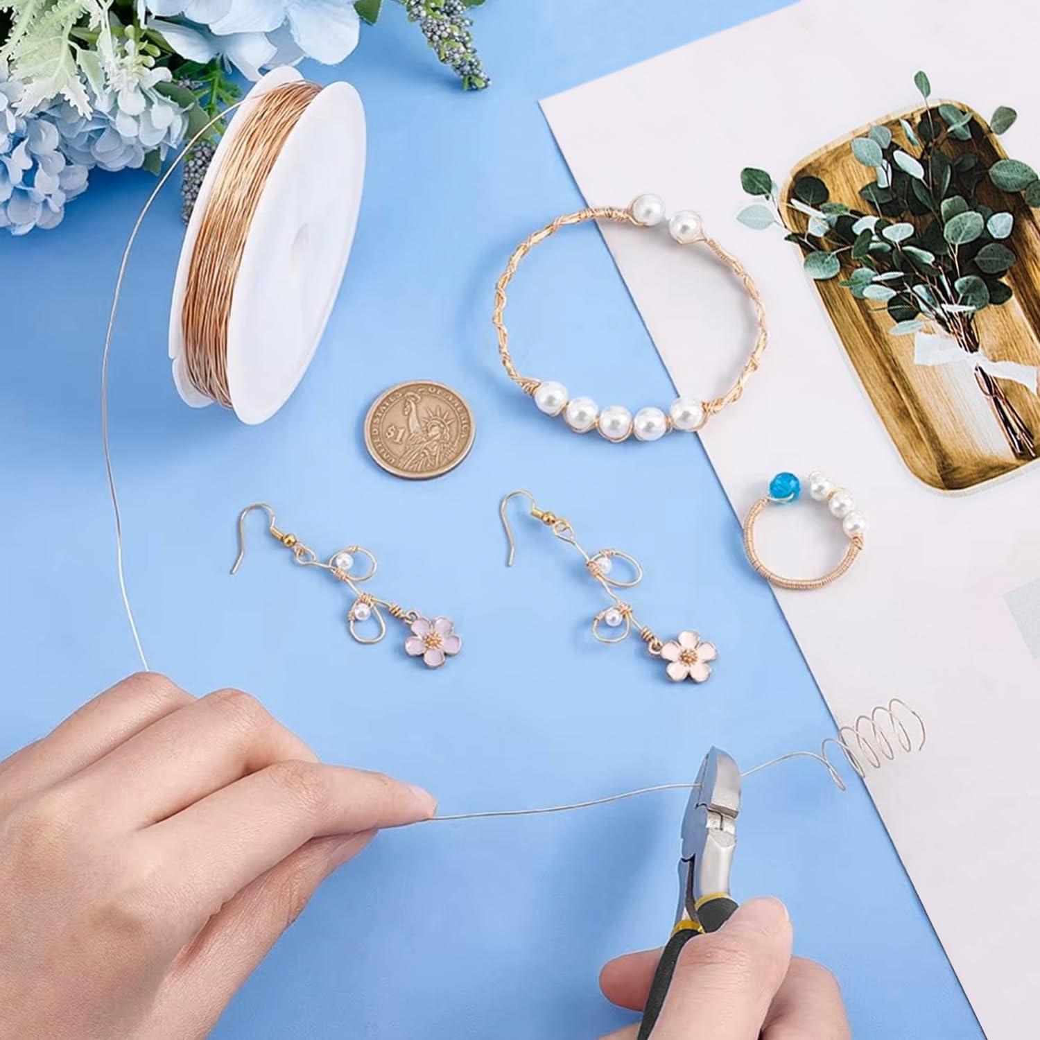 Alambre de Joyería CooBigo 0.5 mm 10 Rollos 6.5 m Colores Surtidos