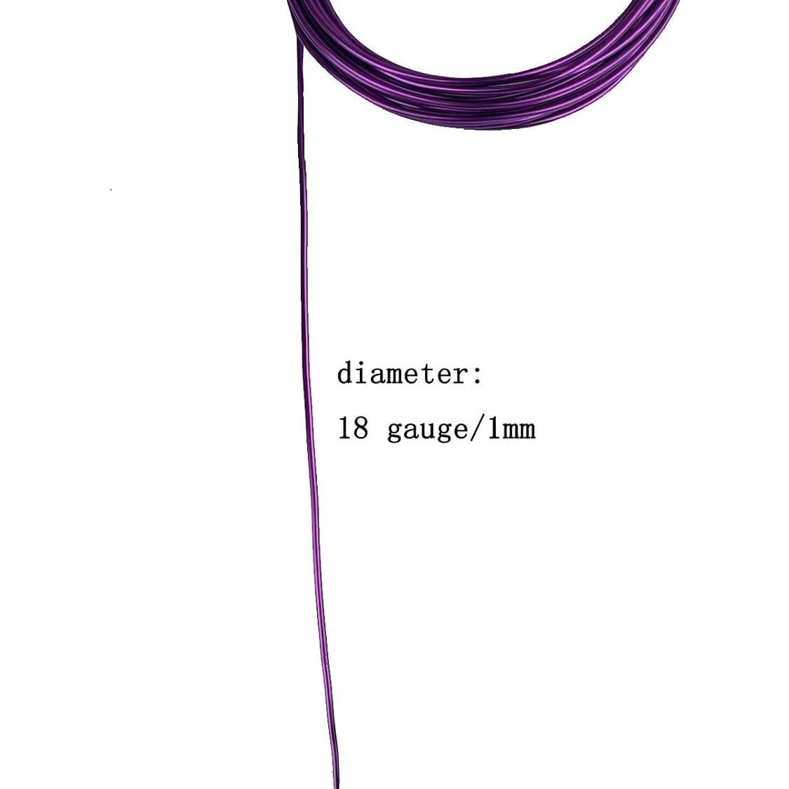 Alambre de Aluminio Anodizado 100m 20 Colores 1mm para Manualidades