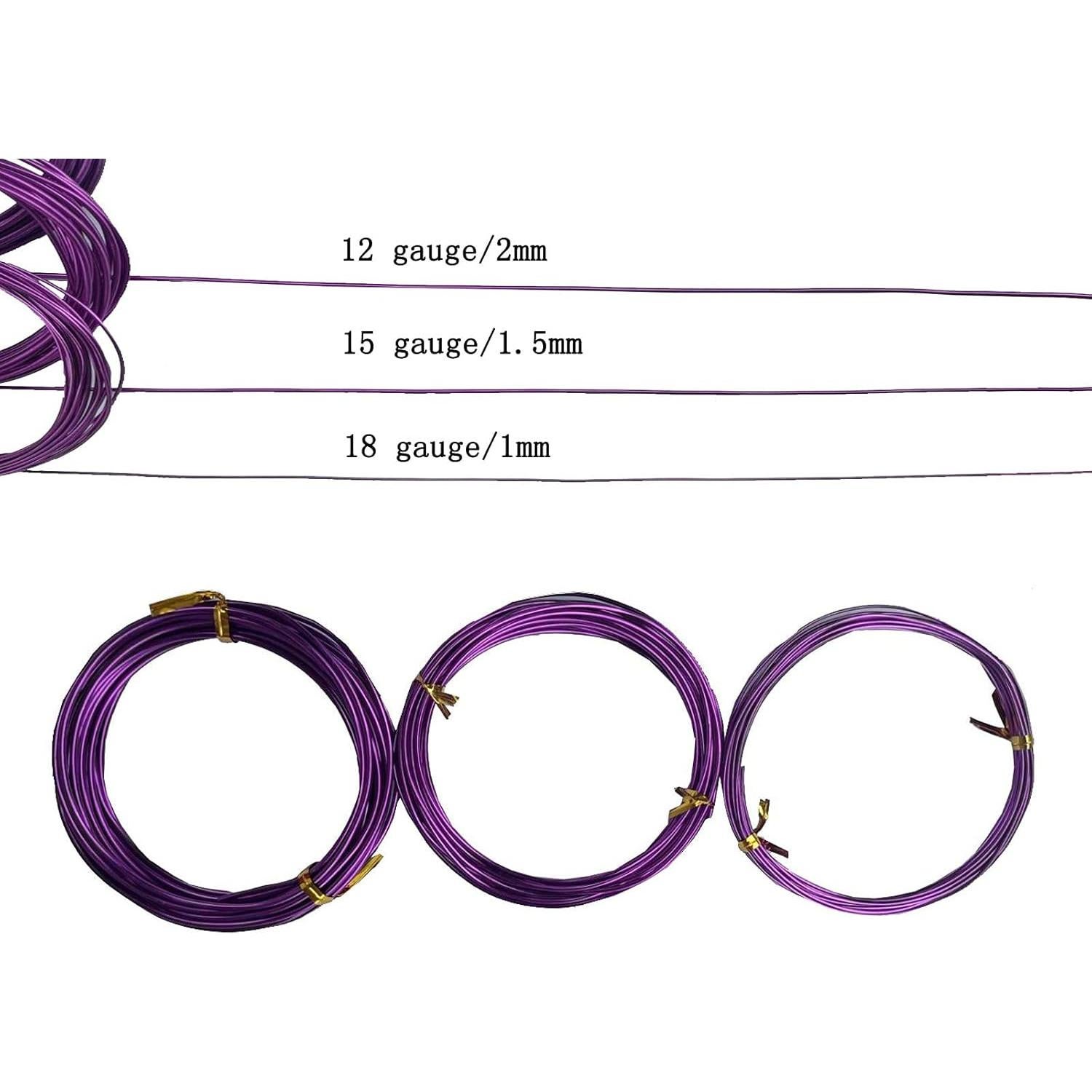 Alambre de Aluminio Anodizado 100m 20 Colores 1mm para Manualidades