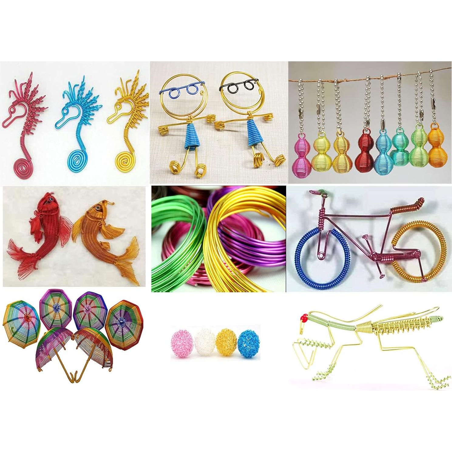 Alambre de Aluminio Anodizado 100m 20 Colores 1mm para Manualidades