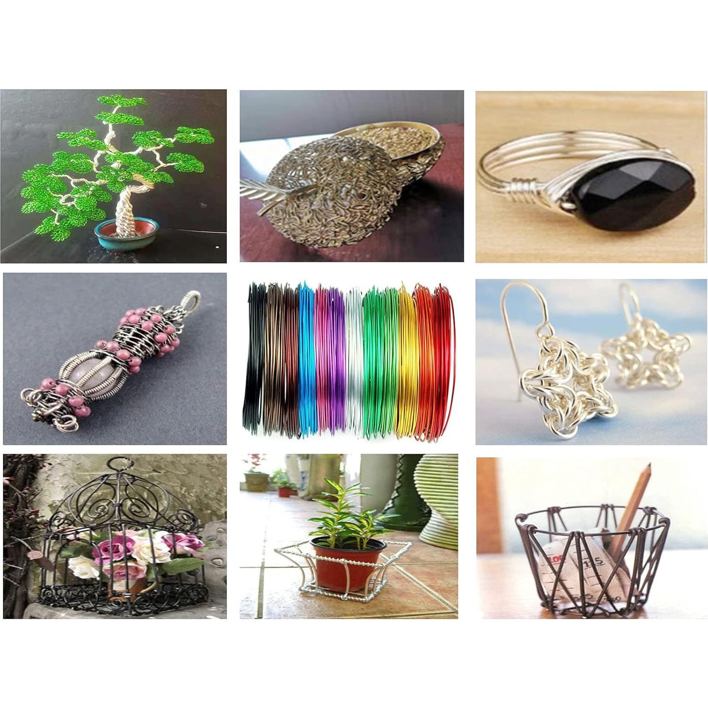 Alambre de Aluminio Anodizado 100m 20 Colores 1mm para Manualidades