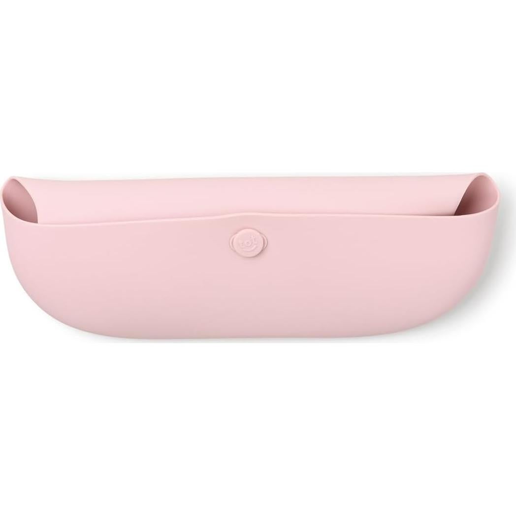 Babero de Silicona SmileyTot Rosa | Impermeable y Ajustable