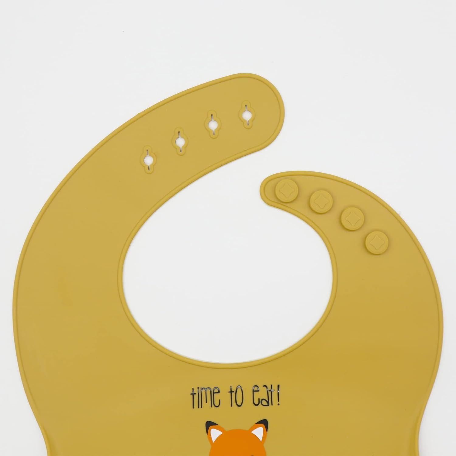 Conjunto de 2 Baberos de Silicona Arcoíris y Mariposas - Libre de BPA