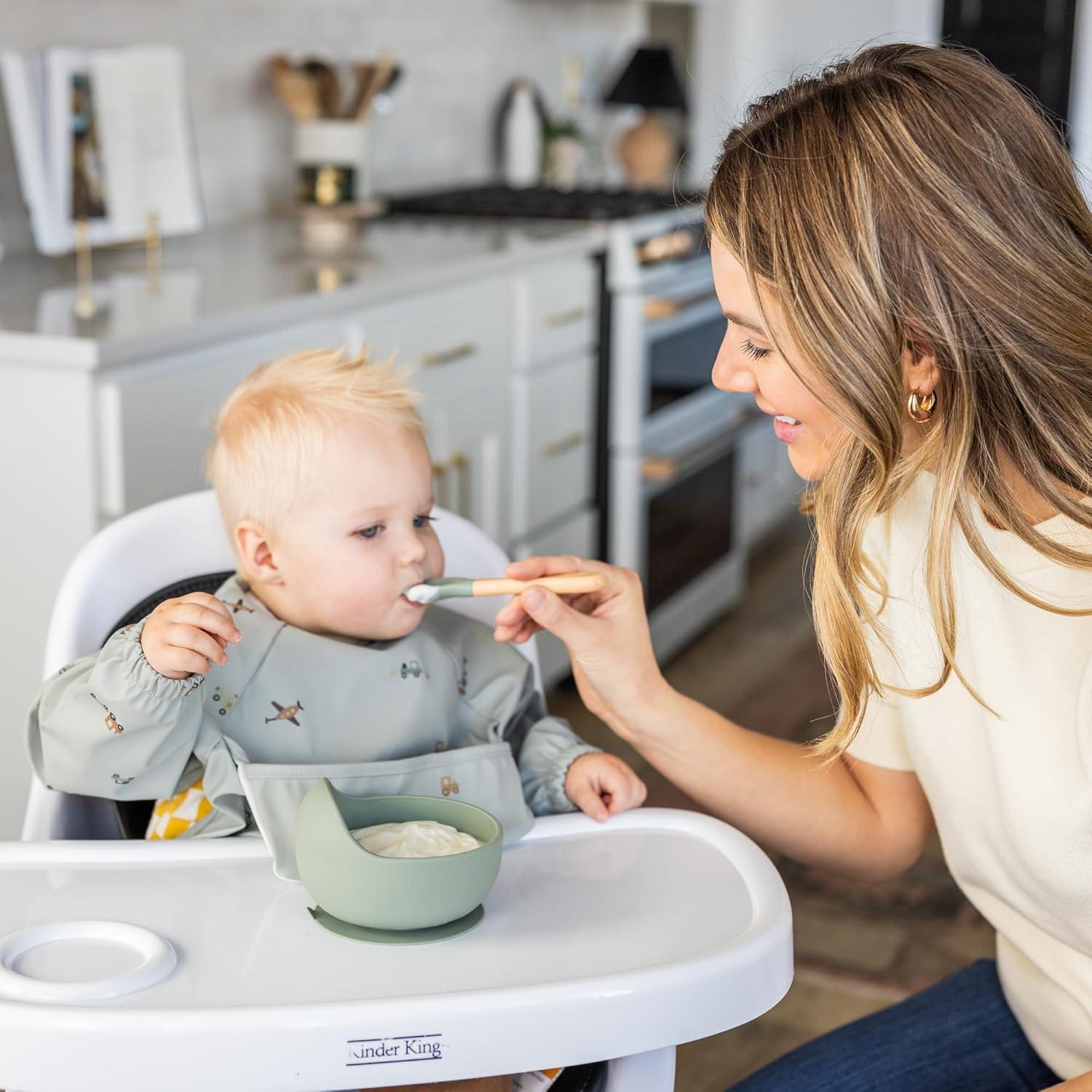 Juego de Alimentación de Silicona ATSHA - 19 Piezas para Bebés