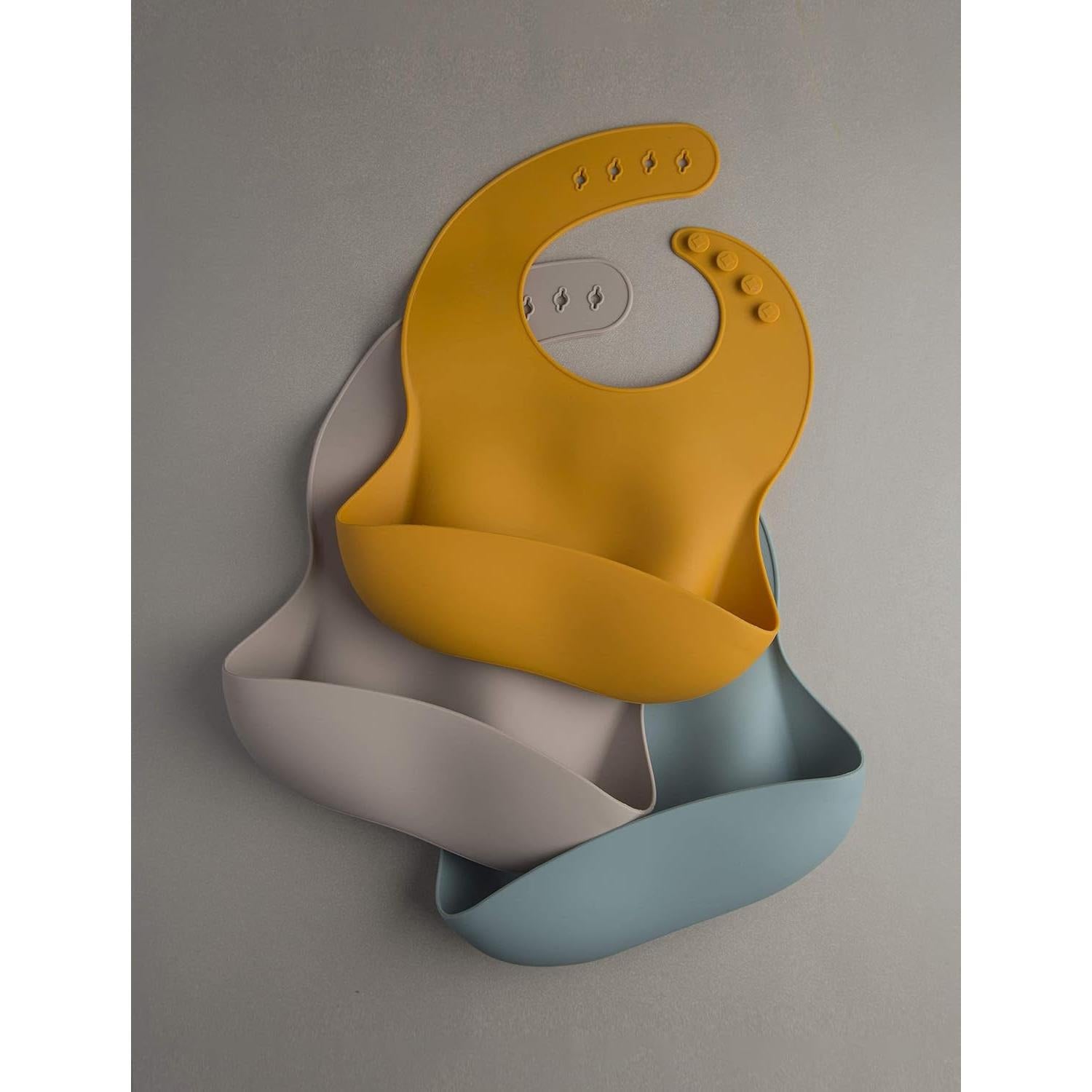 Babero de Silicona Loulou Lollipop Pizarra 23.1x23.9cm