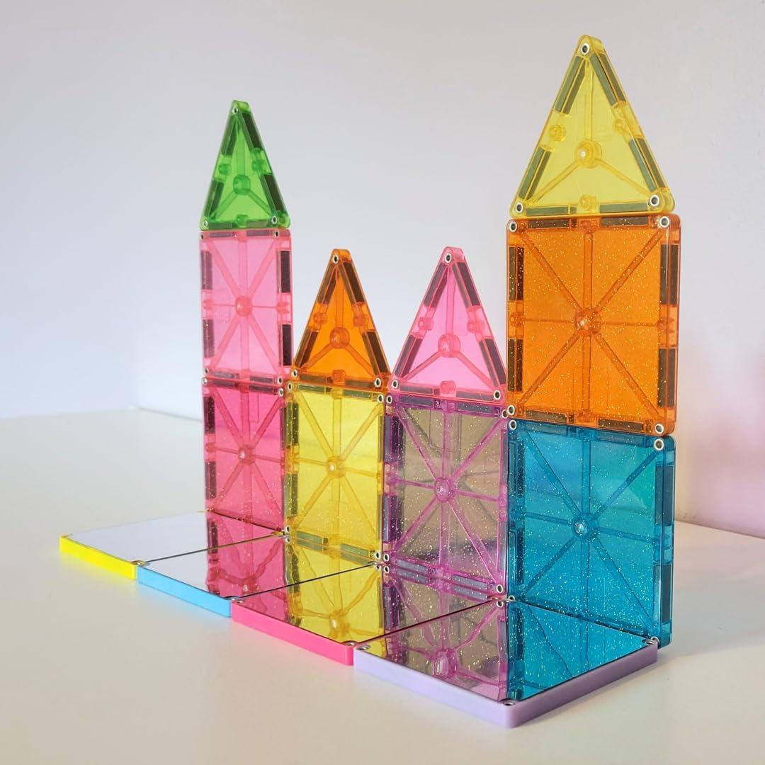 MAGNA-TILES Set Stardust de Construcción Magnética 15 Piezas