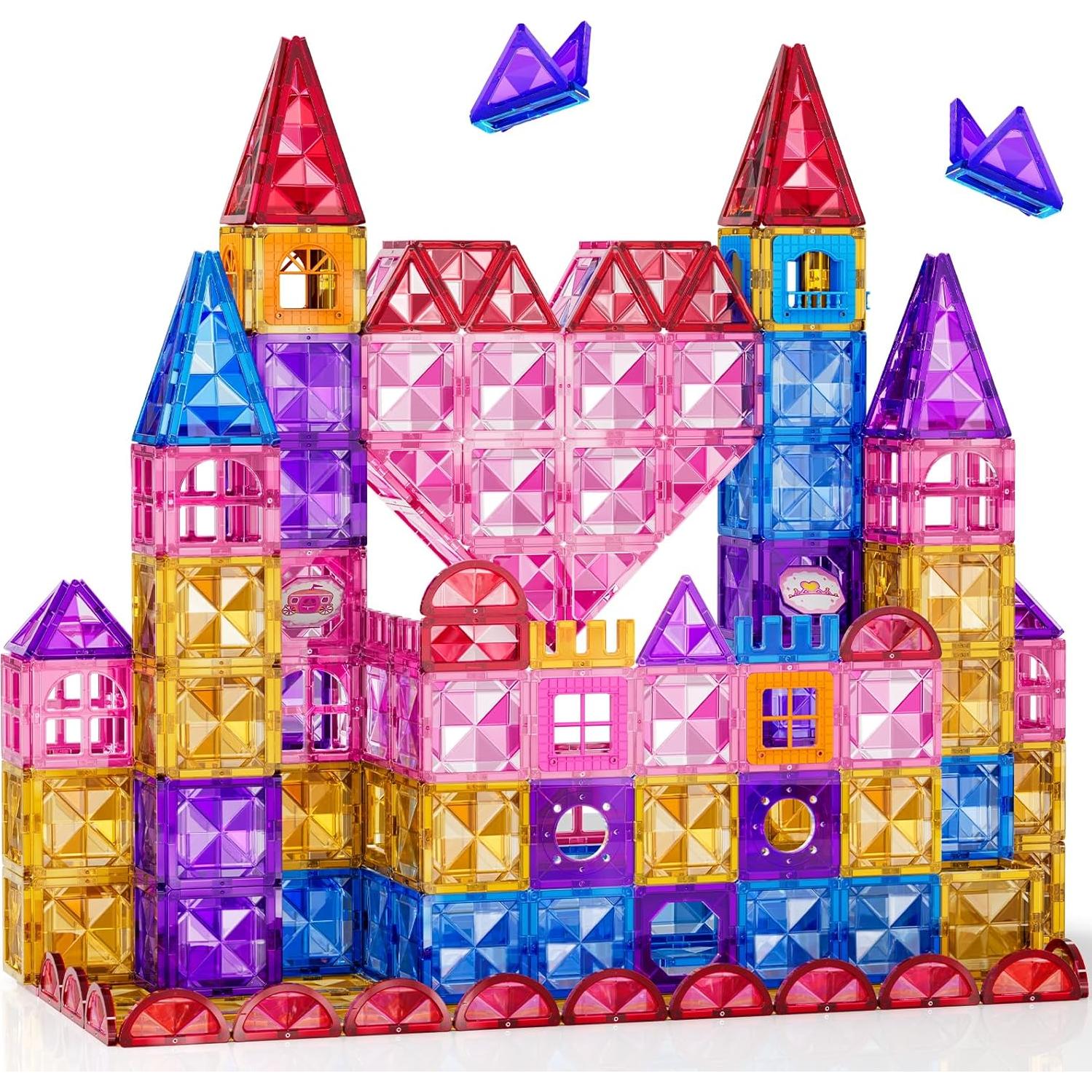 52 Piezas Azulejos Magnéticos LILYBUDS para Niños 3-8 Años