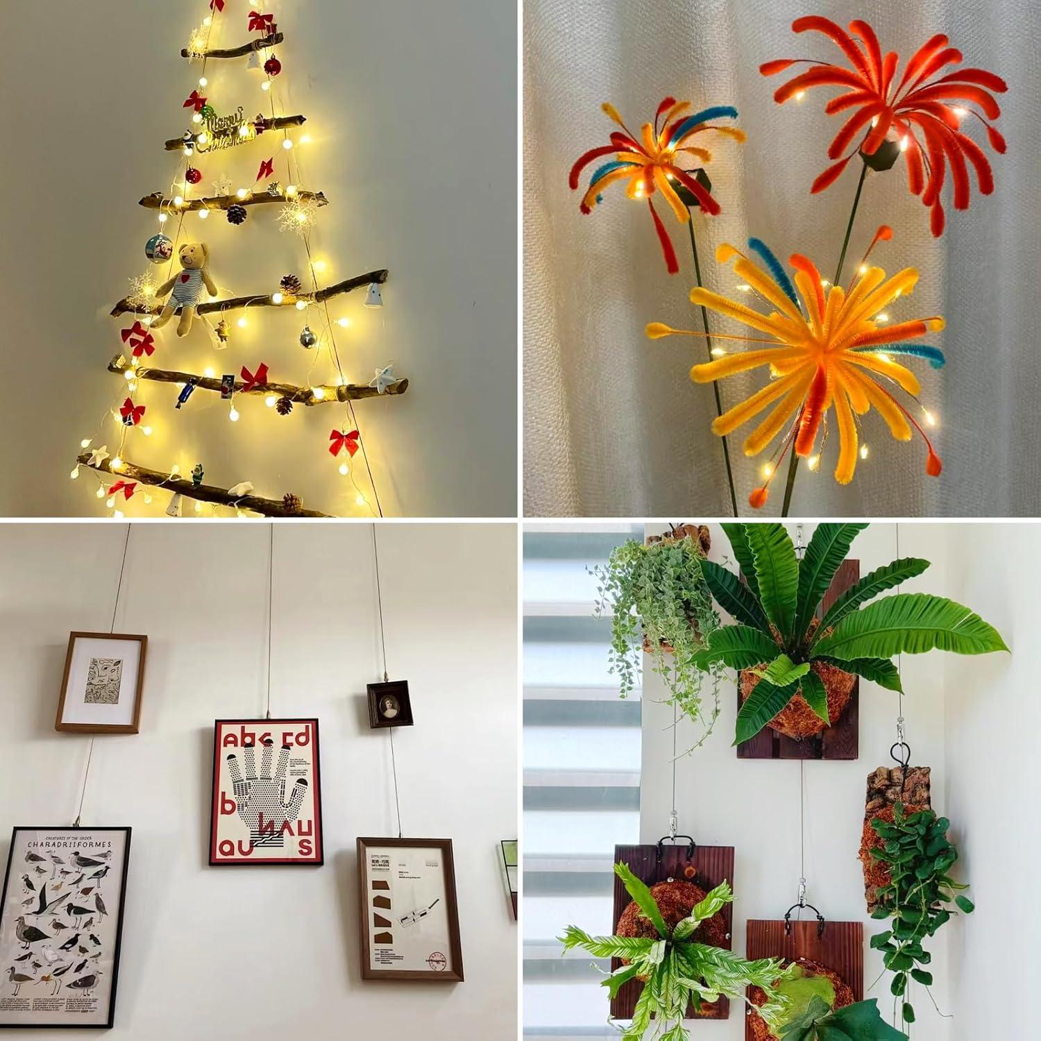 Alambre para colgar cuadros Taocar 30.48m acero inoxidable 13.6kg