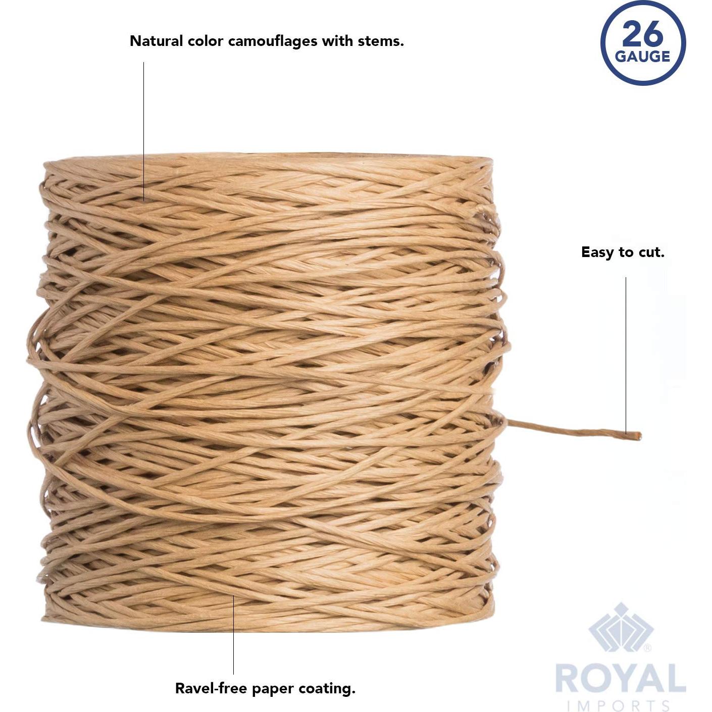 Alambre de Enlace Royal Imports 26 Calibre 204.2 m Marrón